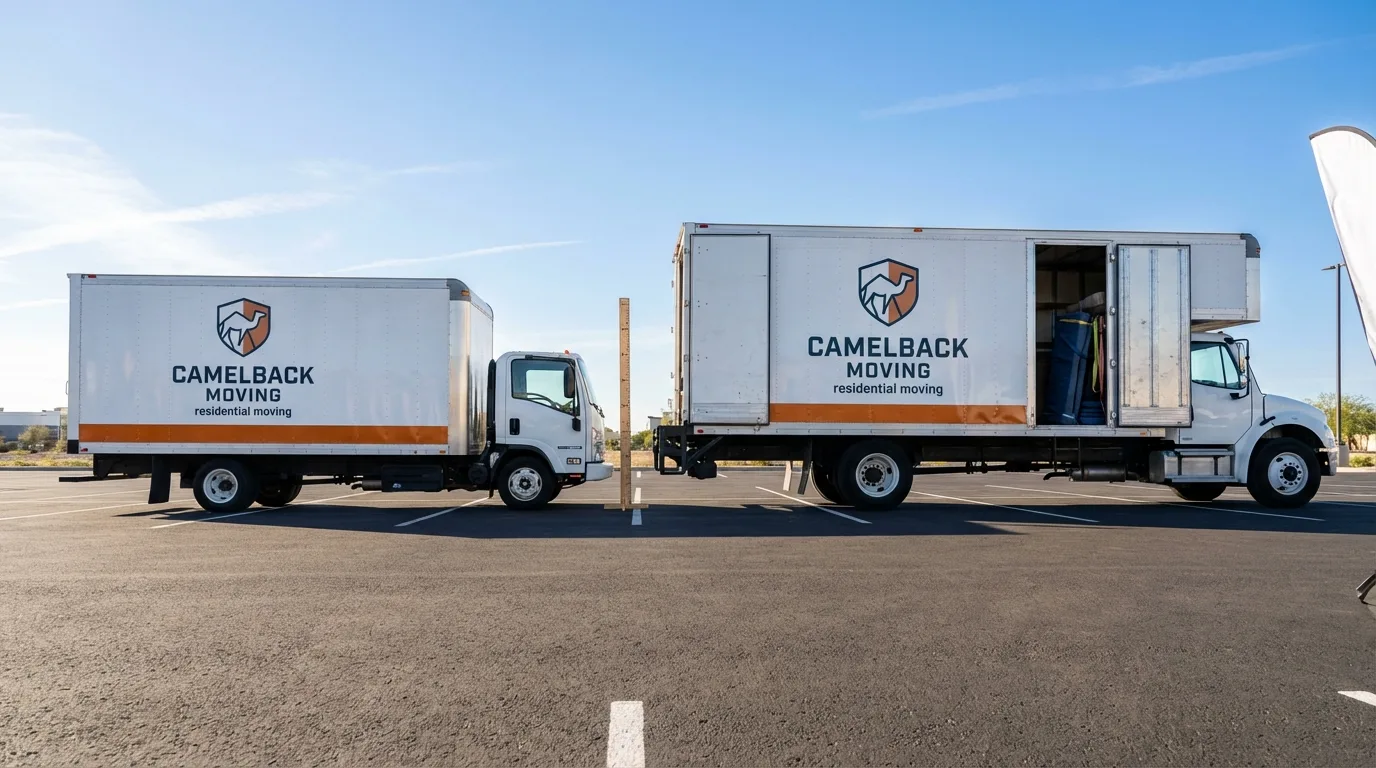 Moving truck size capacity guide in Bainbridge Island